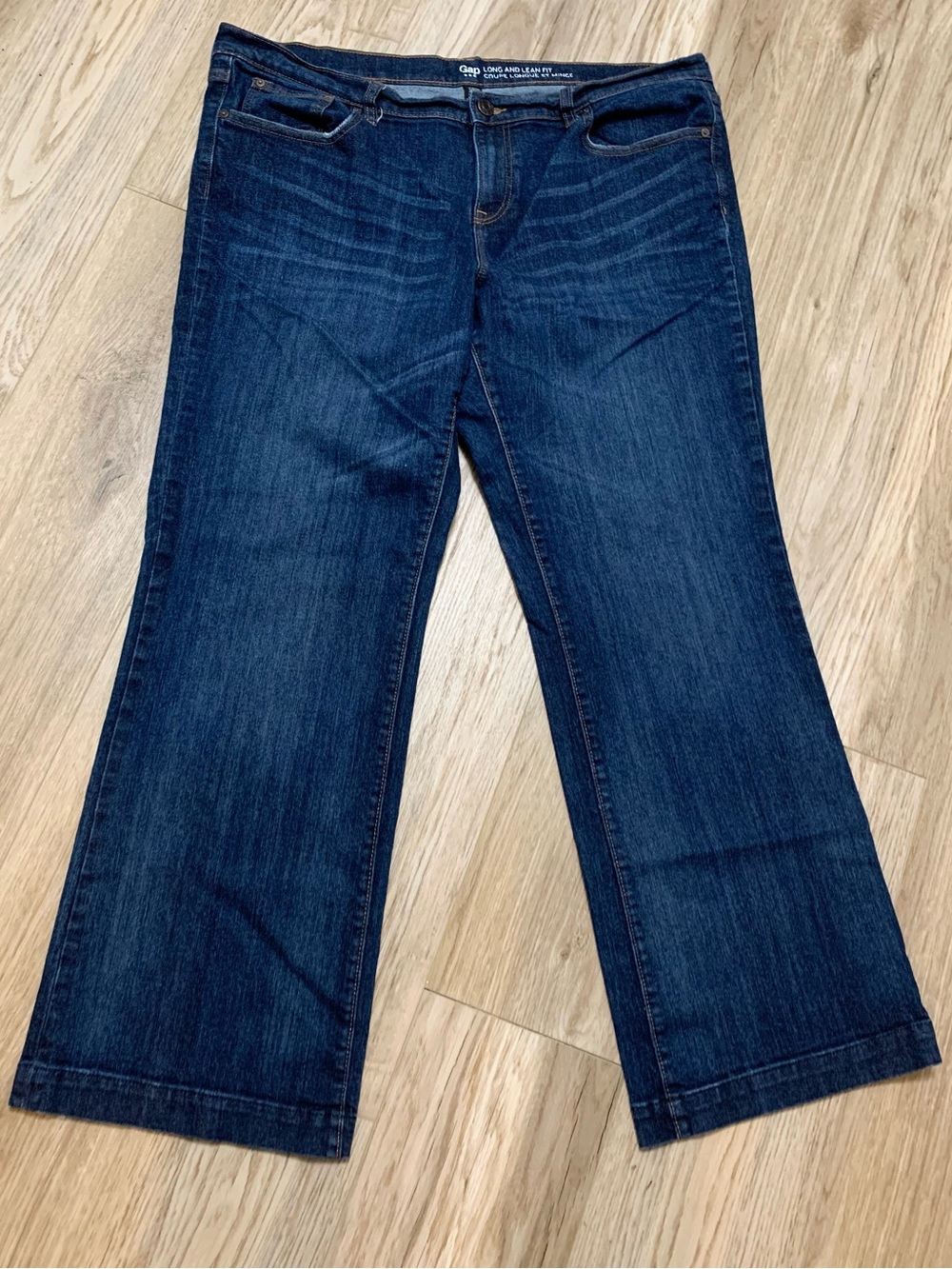 Gap Long and Lean Fit Jeans Womens 18 Dark Wash